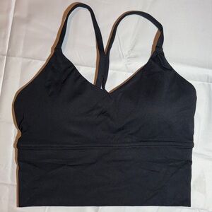 Women's Sports Bra Black Med New